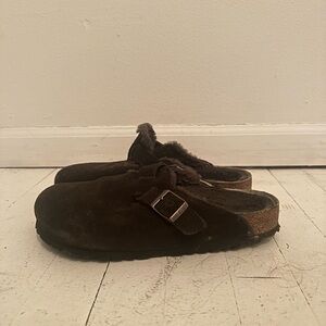 Birkenstock Shearling Boston Clog
